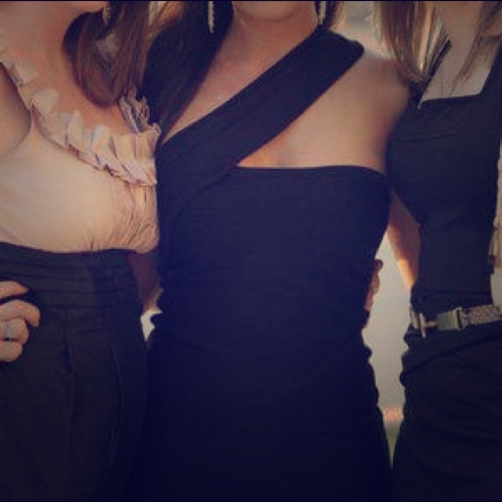 BEBE black Bandage dress